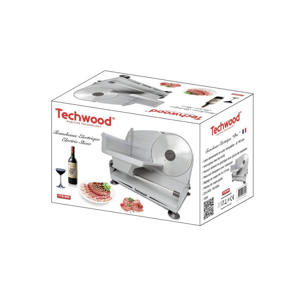 TRANCHEUSE ÉLECTRIQUE TECHWOOD TTR-890 150W / GRIS