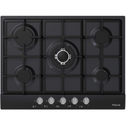 Plaque de cuisson Focus F.478B / 5 Feux / 70 cm / Noir