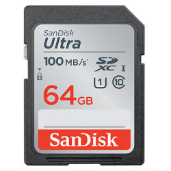 Carte mémoire SanDisk Ultra SDHC / 64 GO / CLASS 10