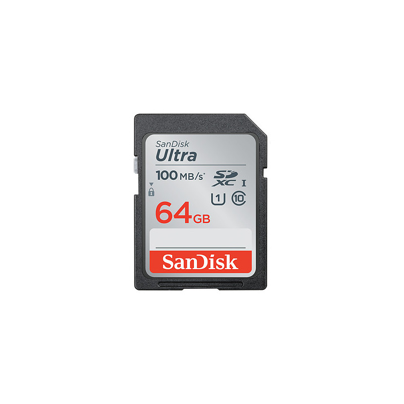 Carte mémoire SanDisk Ultra SDHC / 64 GO / CLASS 10