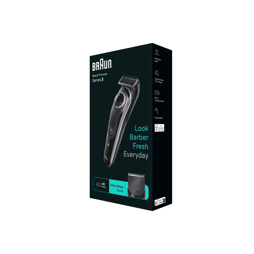 Tondeuse à barbe 3 en 1 rechargeable  BT3440 / BRAUN