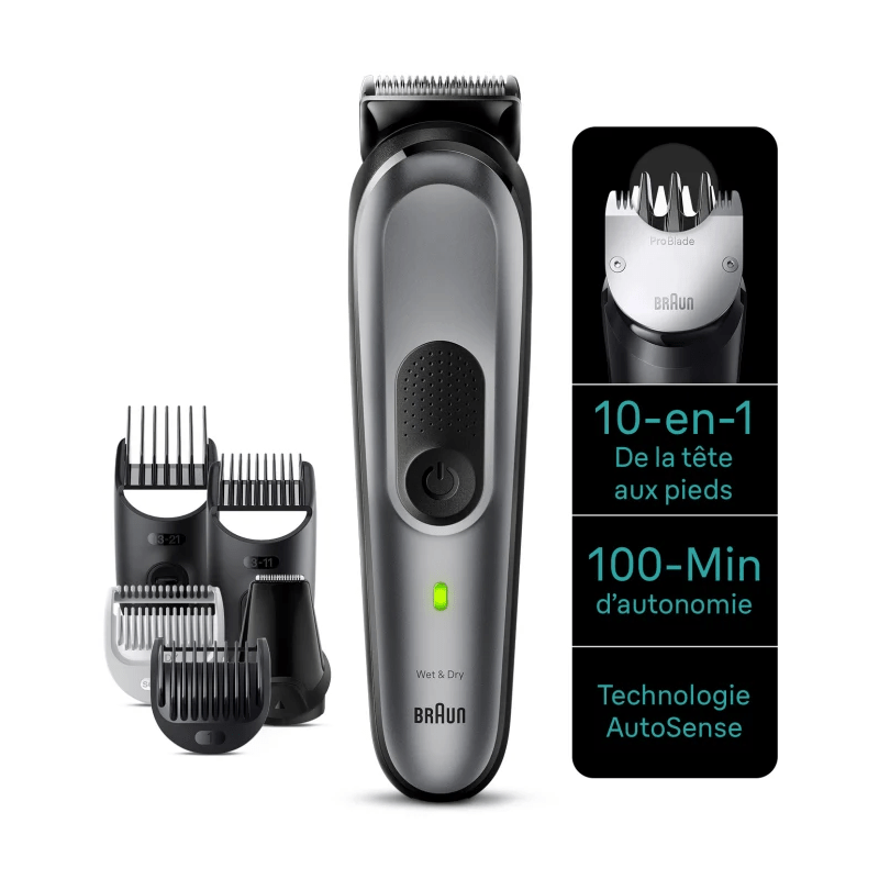 Tondeuse Barbe Et Cheveux 10-en-1 Braun MGK7420