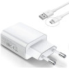 CHARGEUR SMART SERIES USB 2.4 A  + CABLE TYPE C