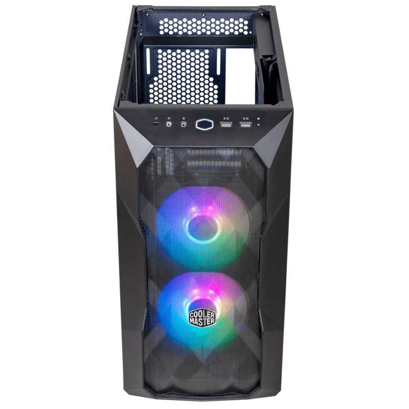 Bo tier Gamer Cooler Master MasterBox TD300 MESH Mini tour Noir bo-tier-gamer-cooler-master-masterbox-td300-mesh-mini-tour-noir