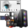 Setup Gamer MSI Pc De Bureau Gaming / Ryzen 5 5600G / Vega 7 / 16 Go Avec Écran MSI PRO 24" Full HD VA 100 Hz
