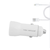 CHARGEUR DE VOITURE FAST CHARGE USB A +CABLE LIGHTNING / 38W