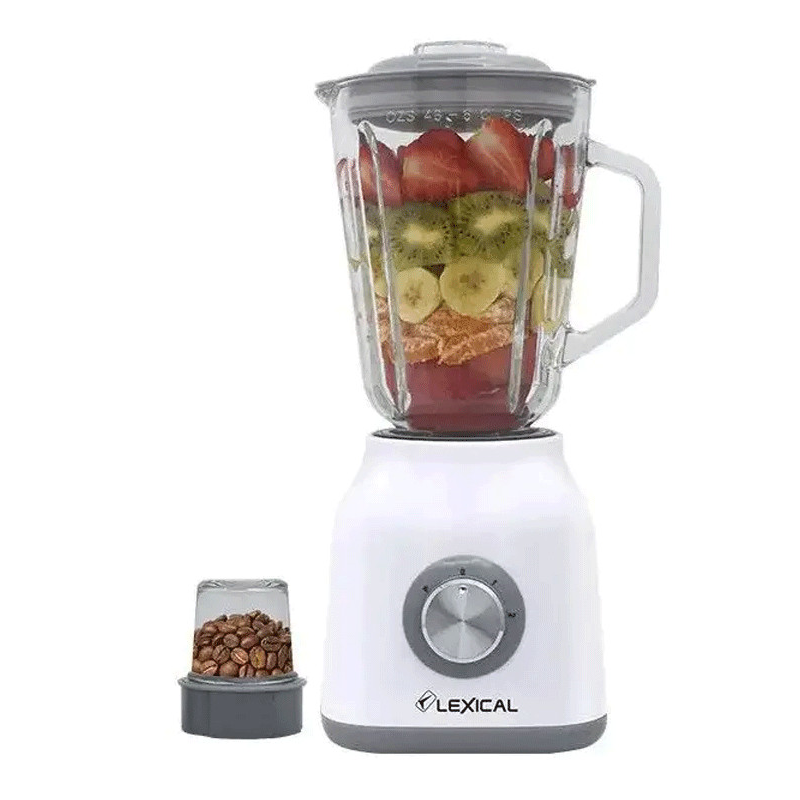 BLENDER EN VERRE LEXICAL 500W / Blanc