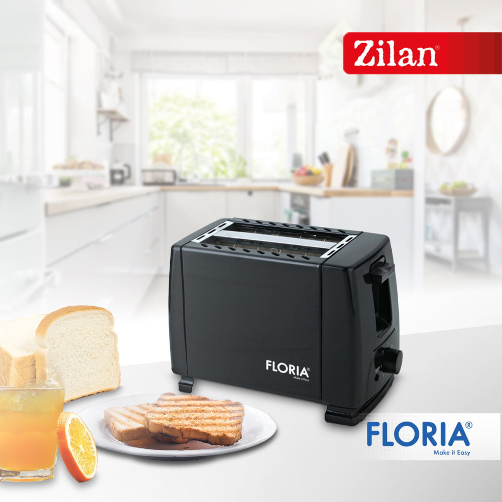 Grille-pain Floria ZLN1826 700 W / Noir