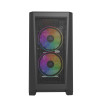 Boîtier Gamer REDRAGON PAKTIS 2B GC-560 M-ATX / 3 FAN ARGB / Noir