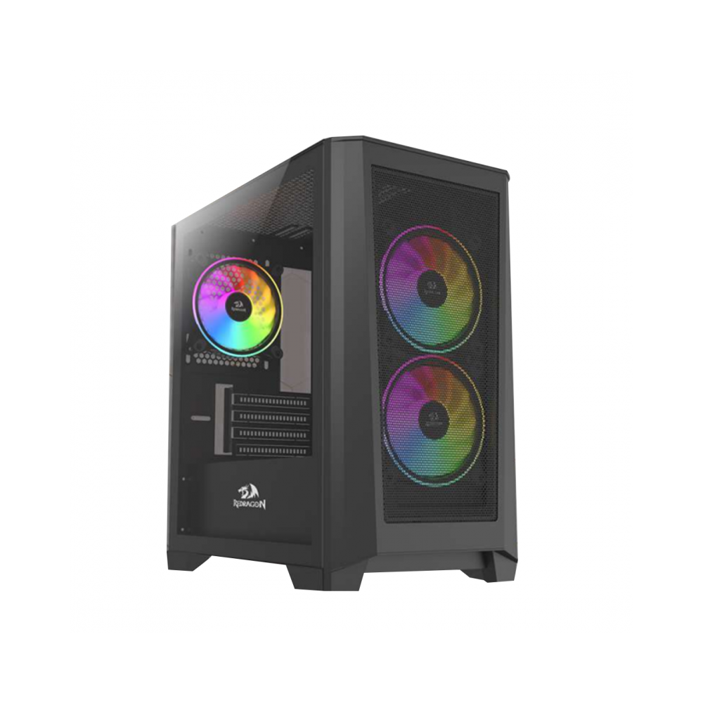 Boîtier Gamer REDRAGON PAKTIS 2B GC-560 M-ATX / 3 FAN ARGB / Noir