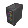Boîtier Gamer REDRAGON PAKTIS 2B GC-560 M-ATX / 3 FAN ARGB / Noir