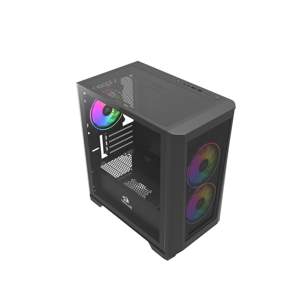 Boîtier Gamer REDRAGON PAKTIS 2B GC-560 M-ATX / 3 FAN ARGB / Noir