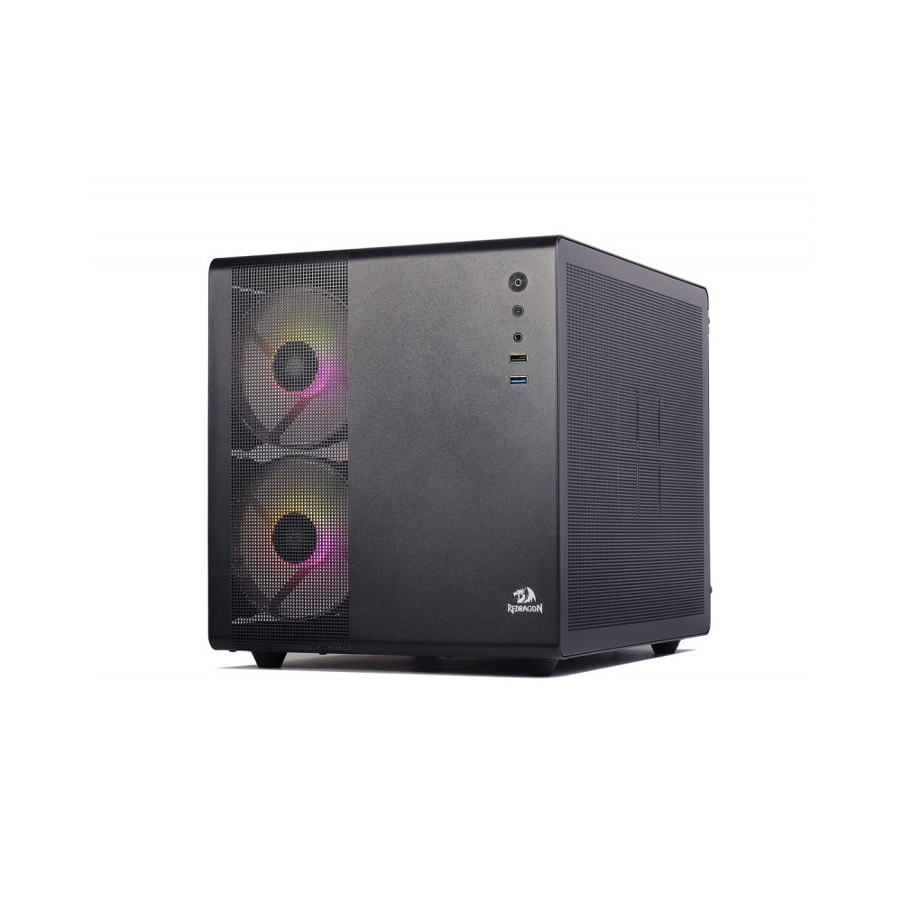 Boîtier Gamer REDRAGON PAGOS 1 GC-570 M-ATX / 3 FAN ARGB / Noir
