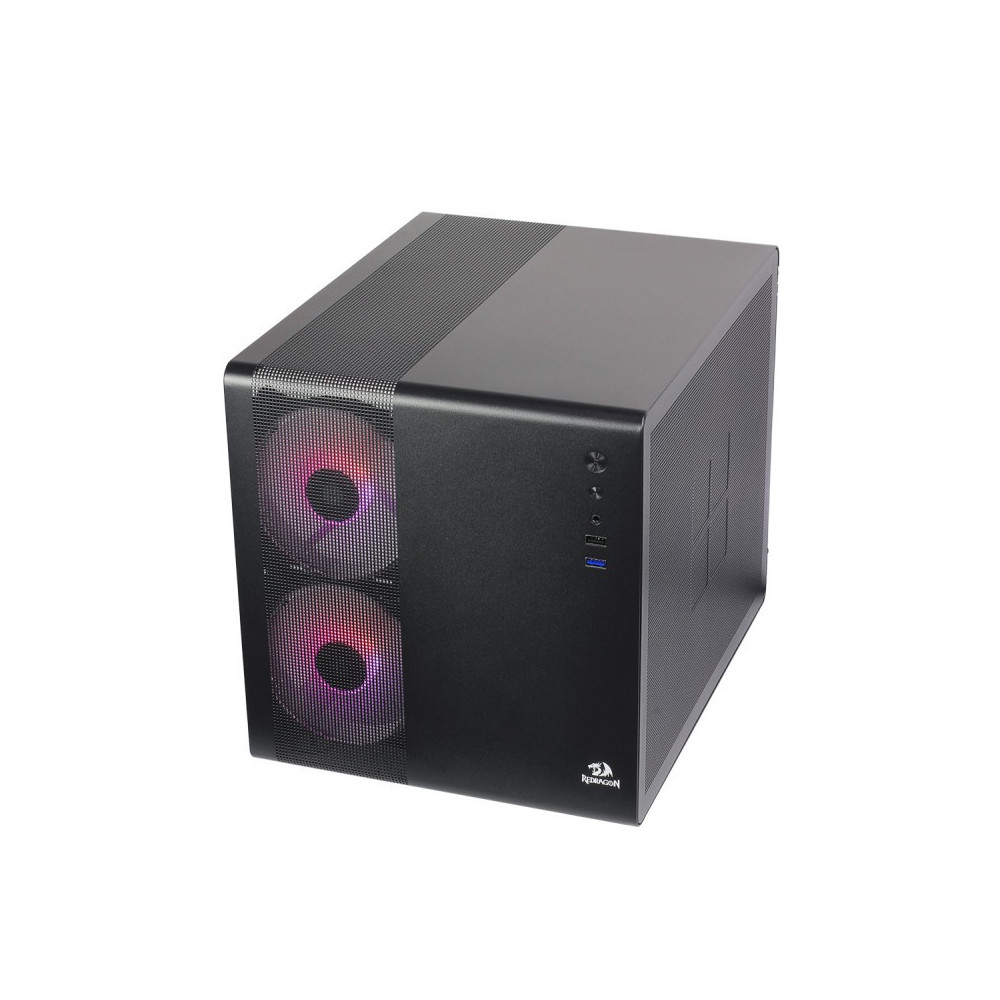 Boîtier Gamer REDRAGON PAGOS 1 GC-570 M-ATX / 3 FAN ARGB / Noir