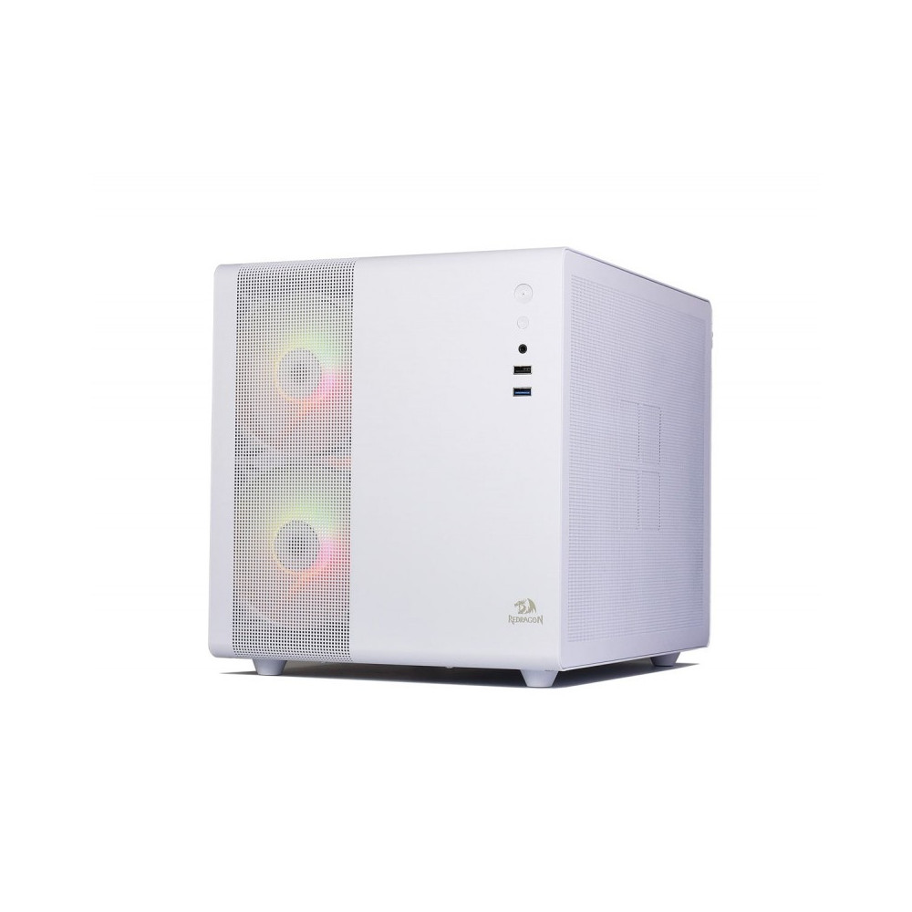 Boîtier Gamer REDRAGON PAGOS 1 GC-570 M-ATX / 3 FAN ARGB / Blanc
