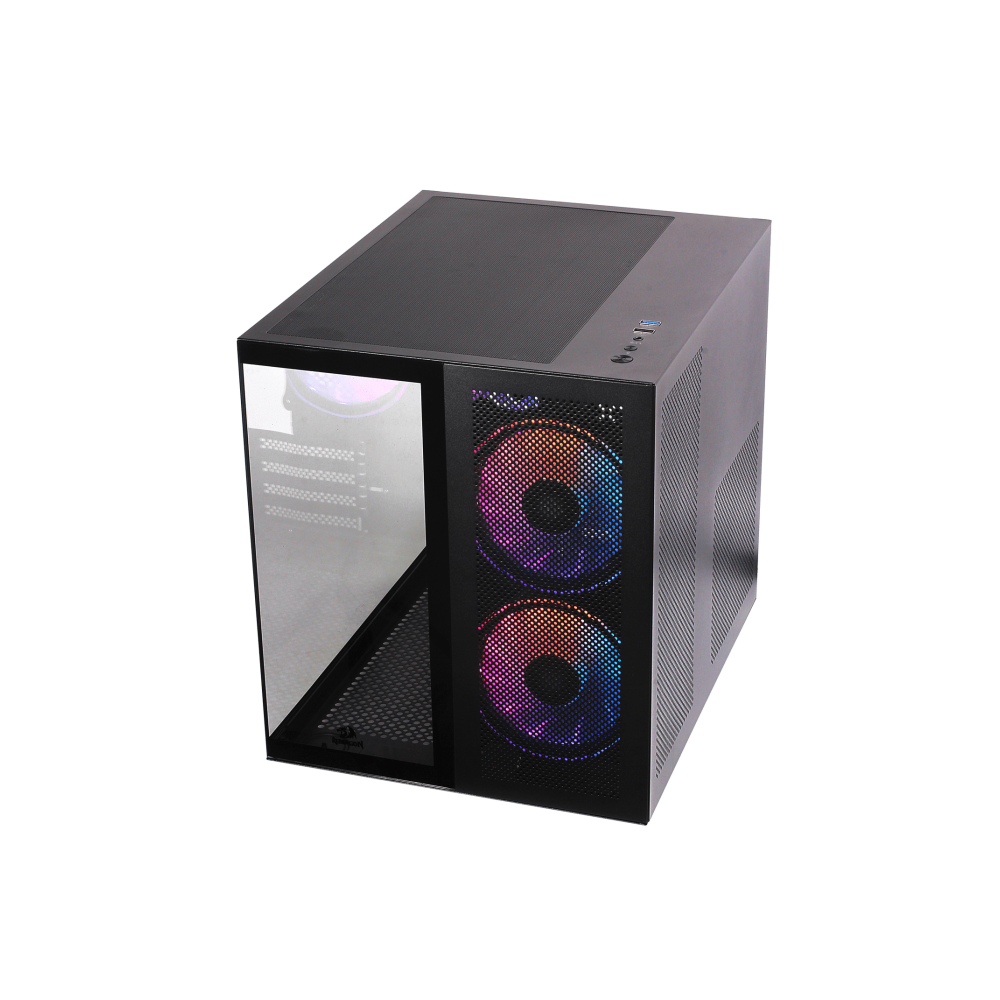Boîtier Gamer REDRAGON PAGOS 2 GC-580 M-ATX / 3 FAN ARGB / Noir