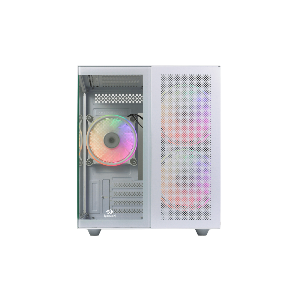 Boîtier Gamer REDRAGON PAGOS 2 GC-580 M-ATX / 3 FAN ARGB / Blanc