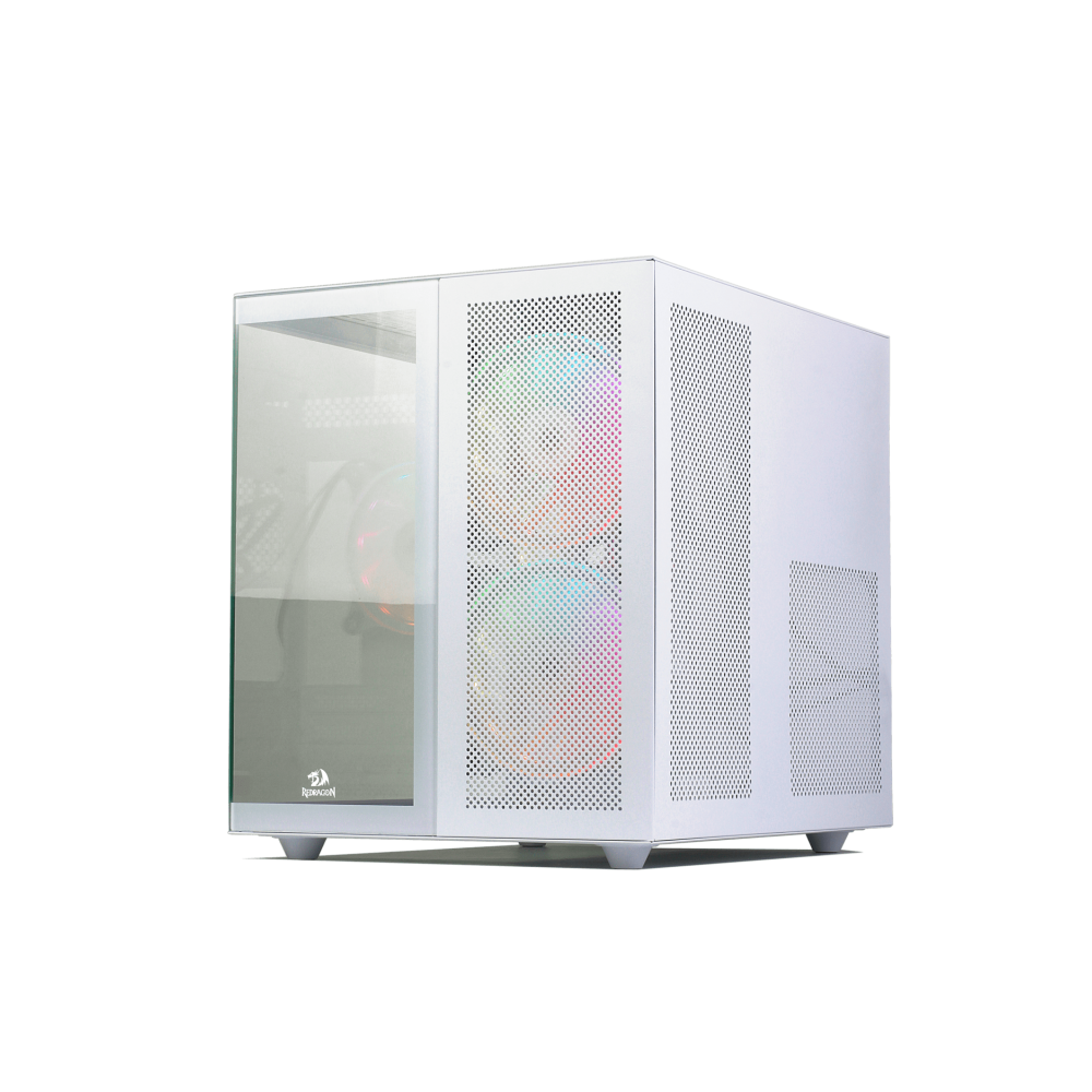 Boîtier Gamer REDRAGON PAGOS 2 GC-580 M-ATX / 3 FAN ARGB / Blanc