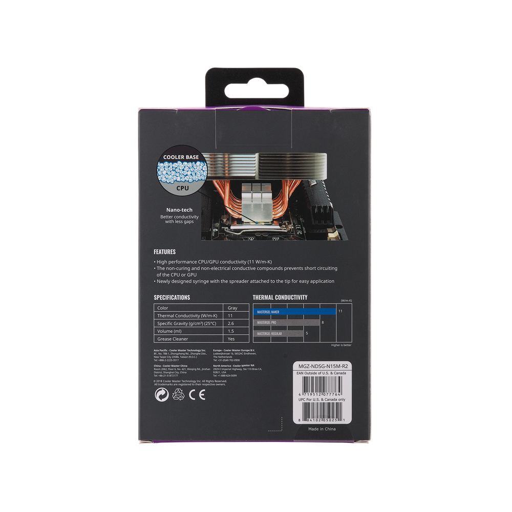 Pâte thermique Cooler Master MASTERGEL MAKER