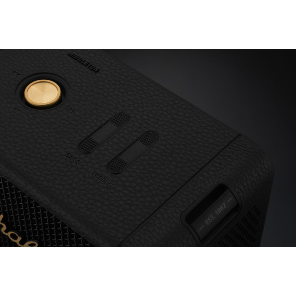 HAUT PARLEUR MARSHALL MIDDLETON BLUETOOTH / NOIR ET LAITON