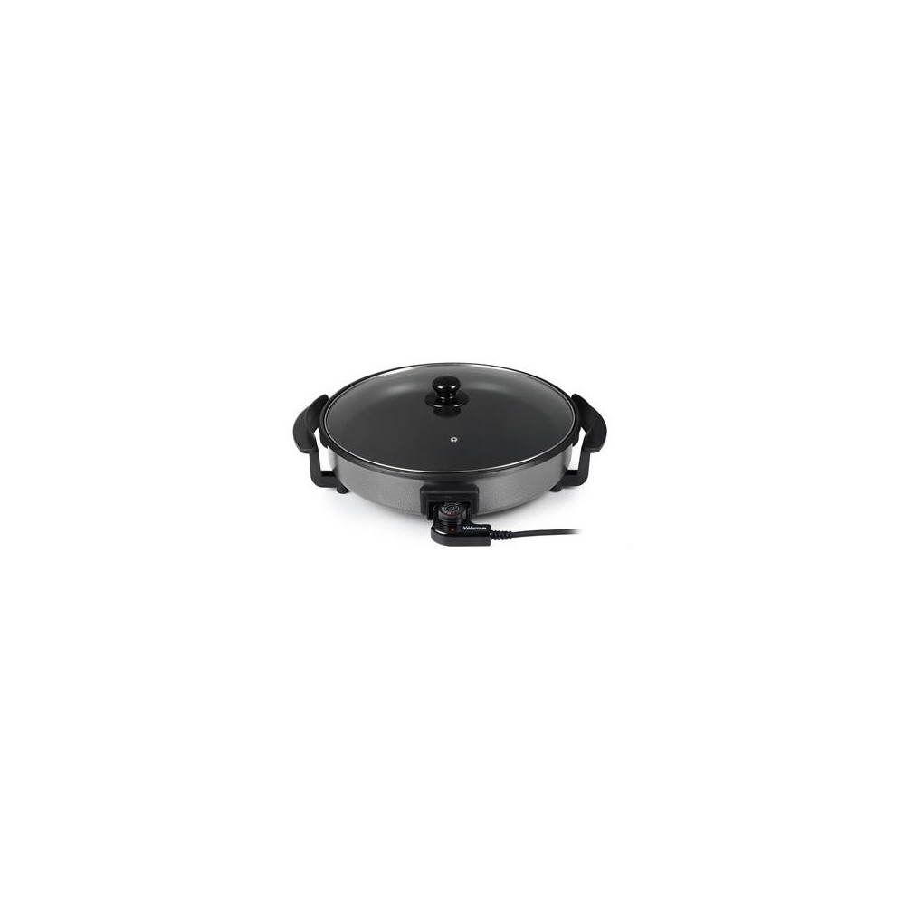 POELE ÉLECTRIQUE TRISTAR PZ-2964 / AVEC COUVERCLE 40 CM / 1500W / NOIR