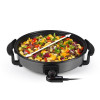 POELE ÉLECTRIQUE TRISTAR PZ-2964 / AVEC COUVERCLE 40 CM / 1500W / NOIR