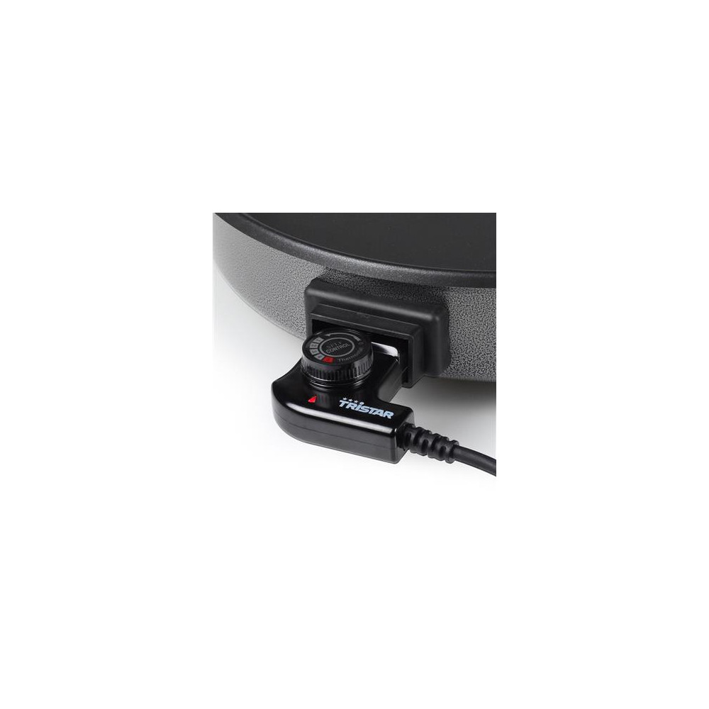 POELE ÉLECTRIQUE TRISTAR PZ-2964 / AVEC COUVERCLE 40 CM / 1500W / NOIR
