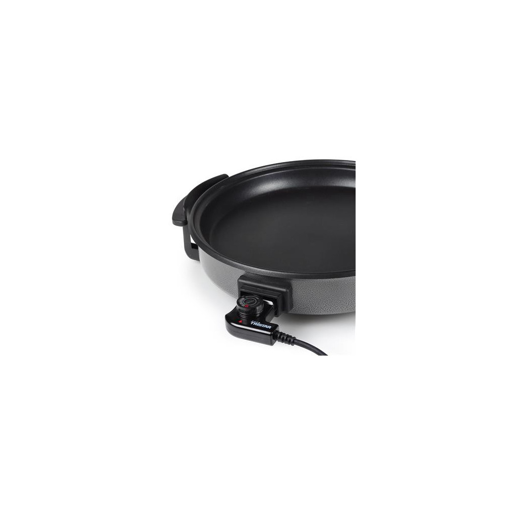 POELE ÉLECTRIQUE TRISTAR PZ-2964 / AVEC COUVERCLE 40 CM / 1500W / NOIR