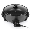 POÊLE ÉLECTRIQUE XL TRISTAR PZ-9135 / 2 compartiments / COUVERCLE 30 CM / 1500W / NOIR