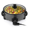 POÊLE ÉLECTRIQUE XL TRISTAR PZ-9135 / 2 compartiments / COUVERCLE 30 CM / 1500W / NOIR