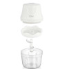 MINI HACHOIR RECHARGEABLE KIWI KC-8203 / 1500W  / BLANC