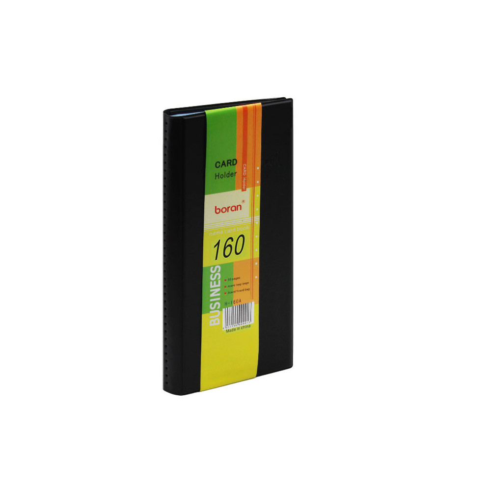 PORTE CARTE VISITE 160PCS NOIR