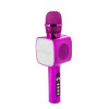 MICROPHONE BLUETOOTH 2 EN 1 KARAOKÉ  ET ENCEINTE PARTY AVEC EFFETS LUMINEUX BIGBEN / 15W / ROSE