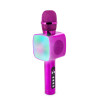 MICROPHONE BLUETOOTH 2 EN 1 KARAOKÉ  ET ENCEINTE PARTY AVEC EFFETS LUMINEUX BIGBEN / 15W / ROSE