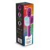 MICROPHONE BLUETOOTH 2 EN 1 KARAOKÉ  ET ENCEINTE PARTY AVEC EFFETS LUMINEUX BIGBEN / 15W / ROSE