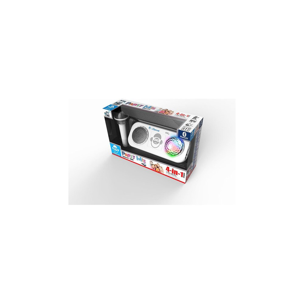 TABLE DE MIXAGE BLUETOOTH DISCO LIGHT IDANCE XD2WH / MICROPHONE / 10W / ROSE