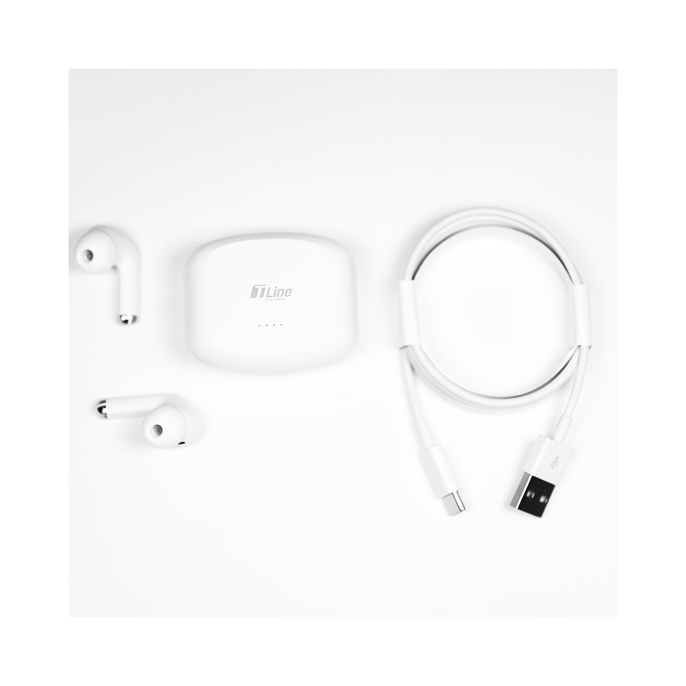 ECOUTEUR SANS FIL TLINE PODS PRO / TECHNOLOGY ANC / BLANC