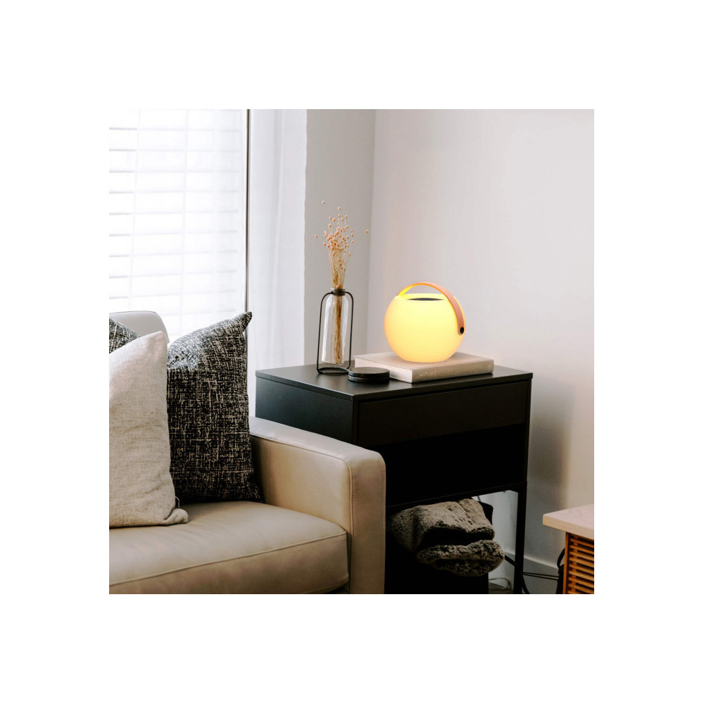 LAMPE BUBBLE AVEC ENCEINTE BLUETOOTH KSIX BXLAMP01/ 5W / Blanc