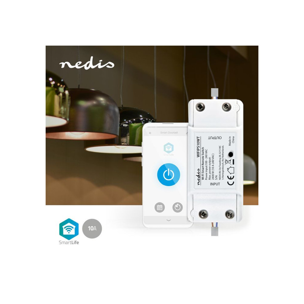 INTERRUPTEUR D'ALIMENTATION SMARTLIFE WI-FI NEDIS / 2400W