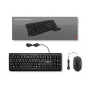 ENSEMBLE CLAVIER Et SOURIS FILAIRE LENOVO 160 Wired Combo USB - NOIR