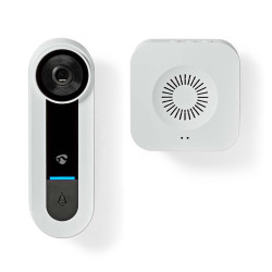 Sonnette vidéo SmartLife Wi-Fi / Avec détecteur de mouvement / Blanc