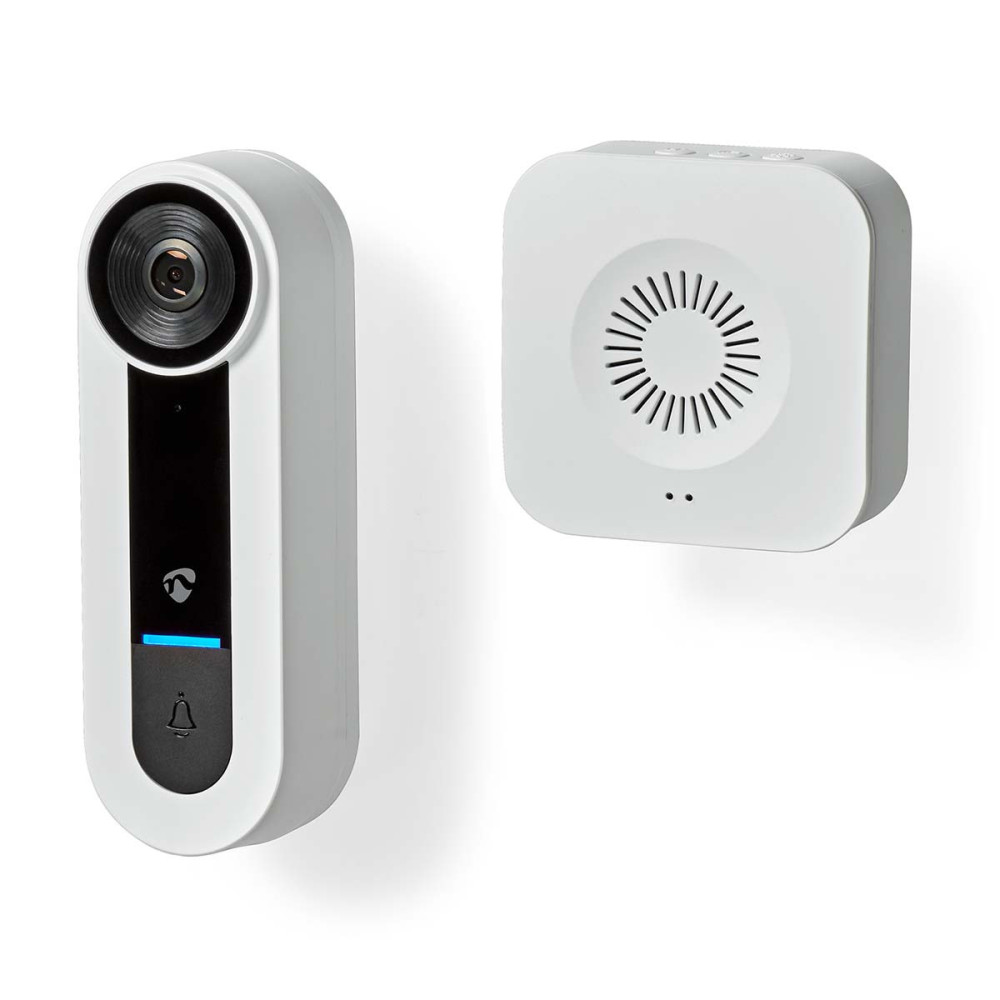 Sonnette vidéo SmartLife Wi-Fi / Avec détecteur de mouvement / Blanc