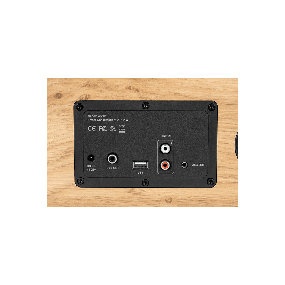 Haut Parleur Bluetooth THOMSON COSY WS502 / 100W / En Bois
