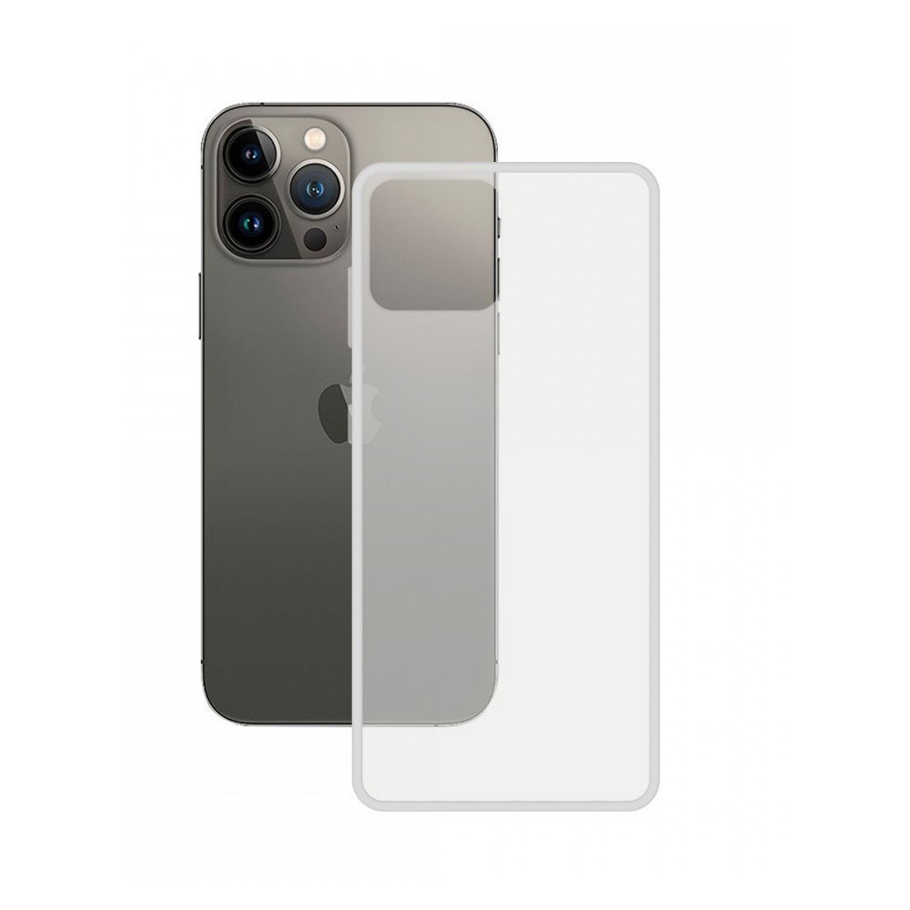 ETUI DE PROTECTION SOUPLE POUR IPHONE 14 PLUS / ANTI-EMPREINTES DIGITALES / TRANSPARENTE