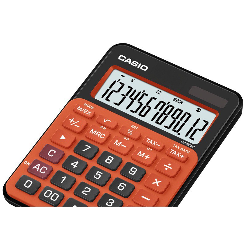 Calculatrice Casio MS-20NC-BRG / Orange