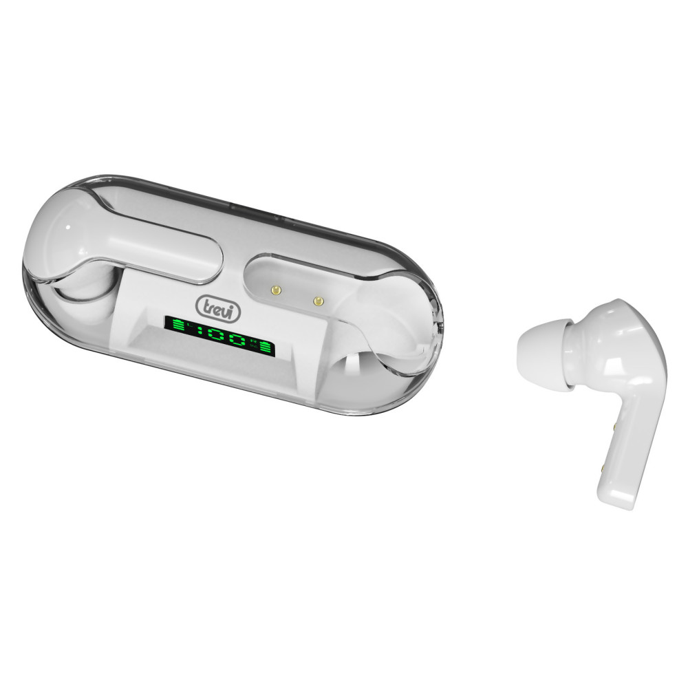 ÉCOUTEURS SANS FIL TREVI MINI CUFFIE HMP 12E08 AIR / BLANC