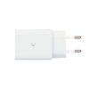 CHARGEUR KSIX Port USB-A pour iPhone avec Câble USB-A 2.4A vers Lightning 1 m/ 12W / BLANC