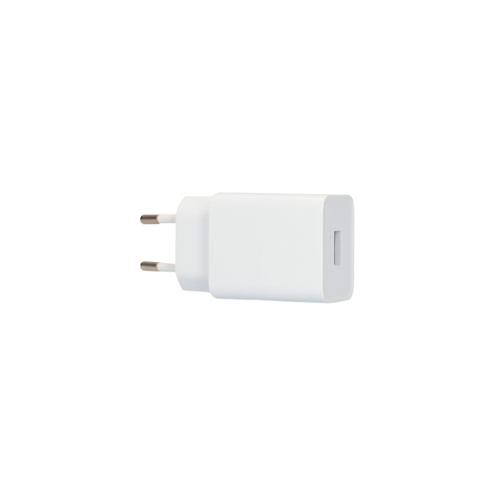 CHARGEUR KSIX Port USB-A pour iPhone avec Câble USB-A 2.4A vers Lightning 1 m/ 12W / BLANC