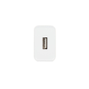 CHARGEUR KSIX Port USB-A pour iPhone avec Câble USB-A 2.4A vers Lightning 1 m/ 12W / BLANC
