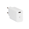 Chargeur Mural KSIX Pour iPhone Type-C / 20W / Blanc